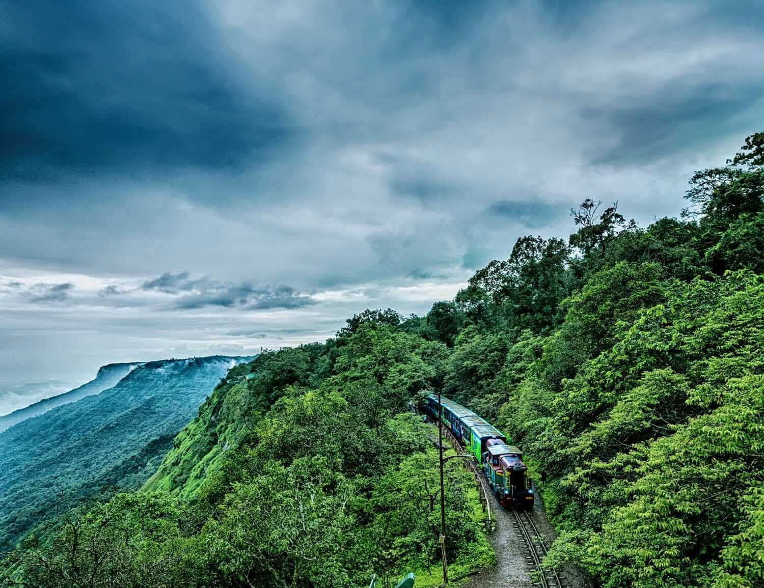 Lush green Matheran landscape