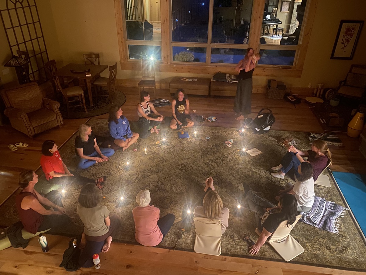 Utah retreat gathering in nature